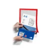 MARCO PORTA ANUNCIOS LIDERPAPEL MAGNETICO DIN A4 DORSO ADHESIVO REMOVIBLE COLOR ROJO