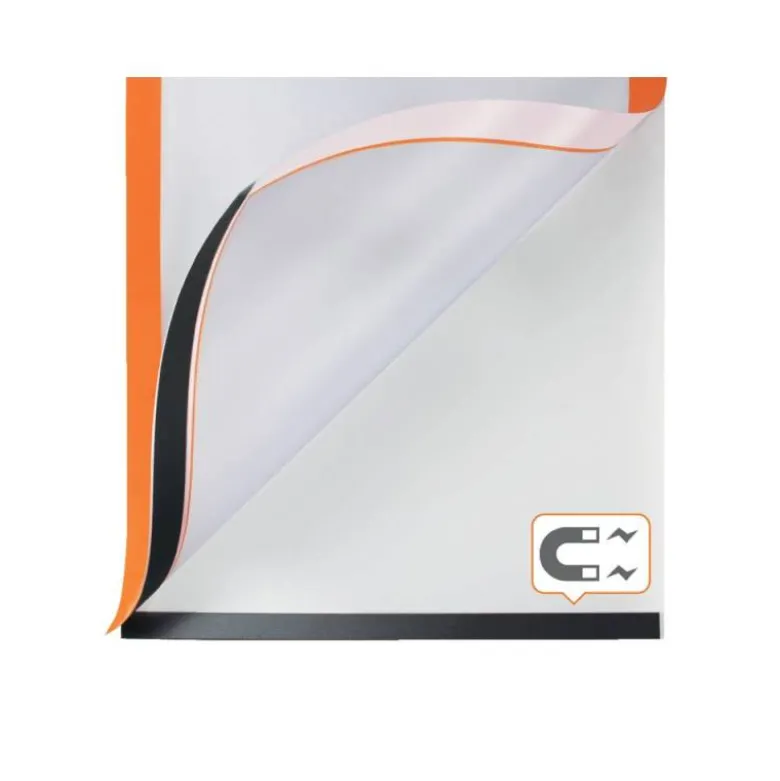 MARCO PORTA ANUNCIOS NOBO DIN A3 MARCO MAGNETICO AUTOADHESIVO COLOR NARANJA PACK DE 2 UNIDADES