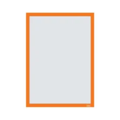 MARCO PORTA ANUNCIOS NOBO DIN A3 MARCO MAGNETICO AUTOADHESIVO COLOR NARANJA PACK DE 2 UNIDADES