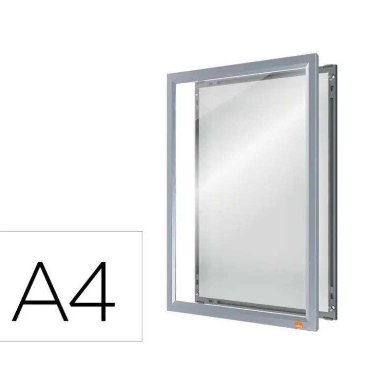 MARCO PORTA ANUNCIOS NOBO IMPRESSION PRO DIN A4 MARCO DE CLIP ALUMINIO 235X13X325 MM