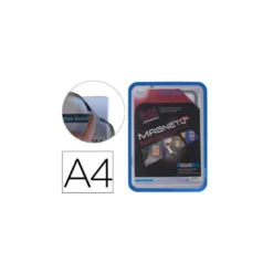 Marco Tarifold Din A4 magnetico color azul pack de 2