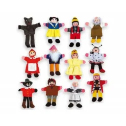 Marioneta de dedo Personajes de cuentos infantiles partir de 3 años Andreutoys
