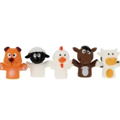 MARIONETAS DE DEDOS IMAGINOVO TINY TALES PVC GRANJA BLISTER DE 5 UNIDADES SURTIDAS