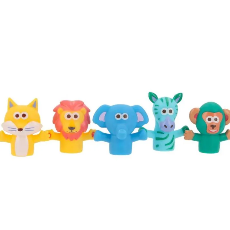 MARIONETAS DE DEDOS IMAGINOVO TINY TALES PVC SELVA BLISTER DE 5 UNIDADES SURTIDAS