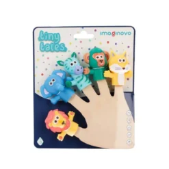MARIONETAS DE DEDOS IMAGINOVO TINY TALES PVC SELVA BLISTER DE 5 UNIDADES SURTIDAS