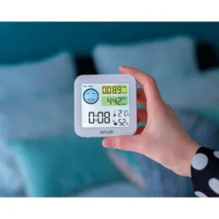 MEDIDOR DE AIRE ORIUM QUAELIS 20 MEDIDOR DE C02 Y COV SUPERFICIE 30 M2 PANTALLA LCD COLOR BLANCO 64X56 MM