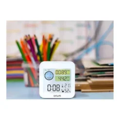 MEDIDOR DE AIRE ORIUM QUAELIS 20 MEDIDOR DE C02 Y COV SUPERFICIE 30 M2 PANTALLA LCD COLOR BLANCO 64X56 MM