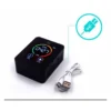 MEDIDOR DE CO2 EWENT PANTALLA LED COLOR DETECTOR CALIDAD AIRE CON INDICADOR DE TEMPERATURA Y HUMEDAD USB-C