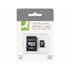 Memoria Flash USB Micro SDHC Q-connect 16GB con adaptador