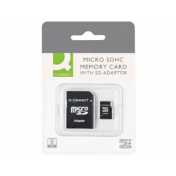 Memoria Flash USB Micro SDHC Q-connect 8GB con adaptador
