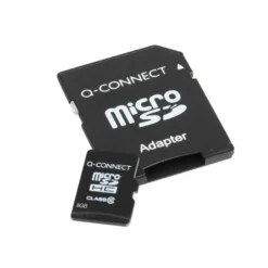 Memoria Flash USB Micro SDHC Q-connect 8GB con adaptador