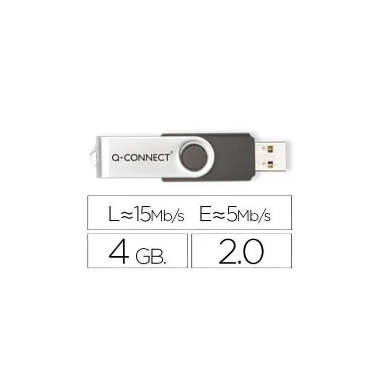 Memoria Q-connect flash usb 4GB
