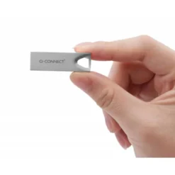 Memoria usb 16 Gb Q-CONNECT 2.0 Flash Premium Plateado