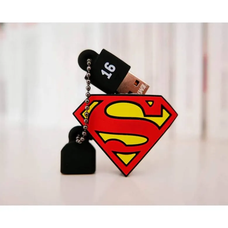 MEMORIA USB EMTEC FLASH 16 GB USB 2.0 COLLECTOR SUPERMAN