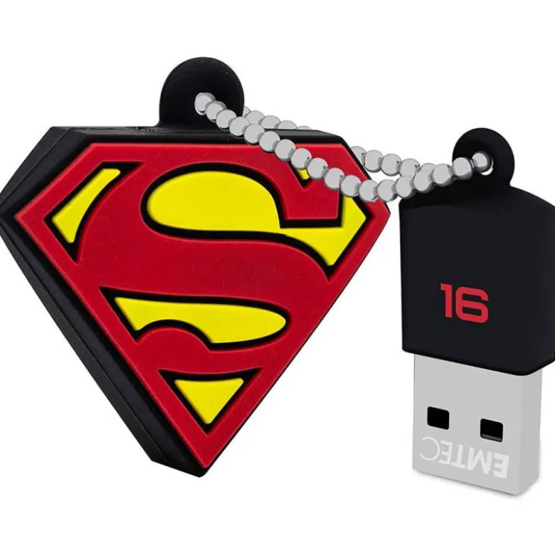 MEMORIA USB EMTEC FLASH 16 GB USB 2.0 COLLECTOR SUPERMAN