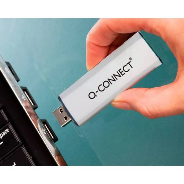 Memoria USB marca Q-Connect Flash 128 GB USB 3.0