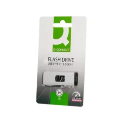 MEMORIA USB Q-CONNECT FLASH DRIVE 64 GB 3.2 TIPO C