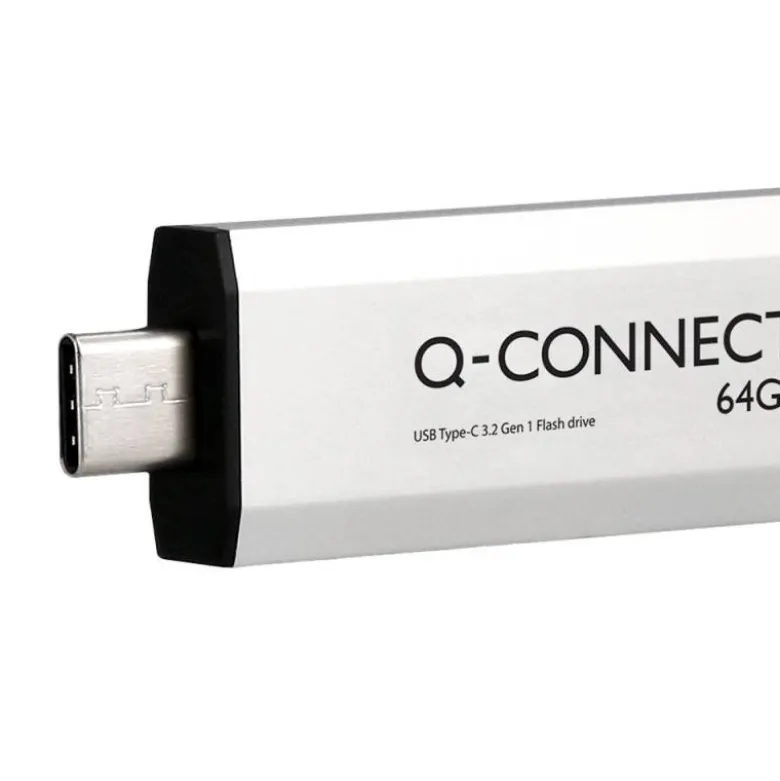MEMORIA USB Q-CONNECT FLASH DRIVE 64 GB 3.2 TIPO C