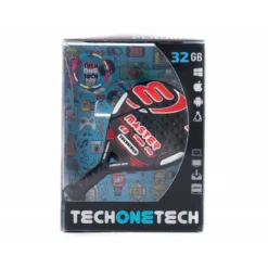 MEMORIA USB TECH ON TECH PENDRIVE 32GB RAQUETA PADEL ROJA