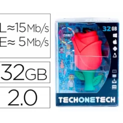 MEMORIA USB TECH ON TECH PENDRIVE 32GB ROSA