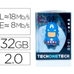 MEMORIA USB TECH ON TECH PENDRIVE 32GB SUPER A