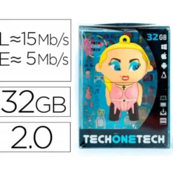 MEMORIA USB TECH ON TECH MADONA 32 GB