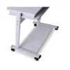 MESA ORDENADOR ROCADA RD-9100 SISTEMA BLOQUEO CON RUEDAS ESTRUCTURA METALICA CON BANDEJA TECLADO EXTRAIBLE