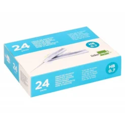 Minas Liderpapel de grafito 0,7 mm HB. Tubo 12 minas.