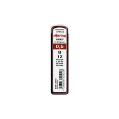 MINAS ROTRING GRAFITO 0,5 MM B ESTUCHE DE 12 MINAS