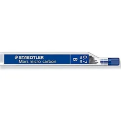 Minas Staedtler Mars Micro 0,7 mm B grafito Tubo con 12 unidades