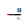 MINAS STAEDTLER PARA MARCAR ROJO LUMOCOLOR PERMANENTE OMNIGRAPH 236 CAJA DE 12 UNIDADES