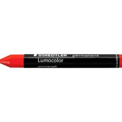 MINAS STAEDTLER PARA MARCAR ROJO LUMOCOLOR PERMANENTE OMNIGRAPH 236 CAJA DE 12 UNIDADES