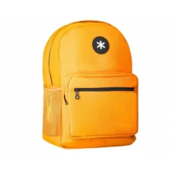 MOCHILA ANTARTIK CON ASA Y BOLSILLO FRONTAL CONCREMALLERA COLOR MOSTAZA 320X140X430 MM