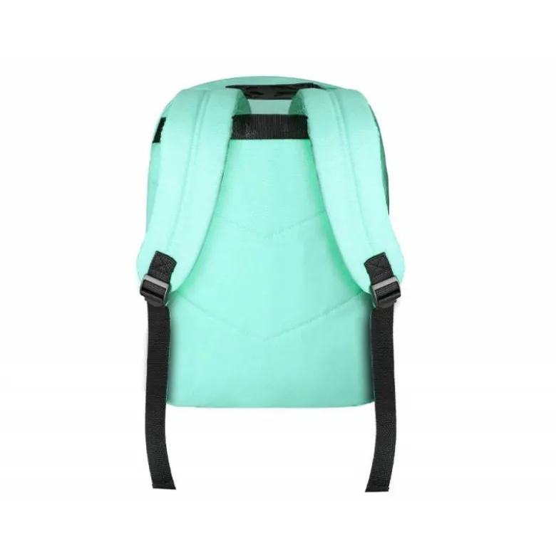 MOCHILA ANTARTIK CON ASA Y BOLSILLO FRONTAL CON CREMALLERA COLOR VERDE MENTA 320X140X430 MM