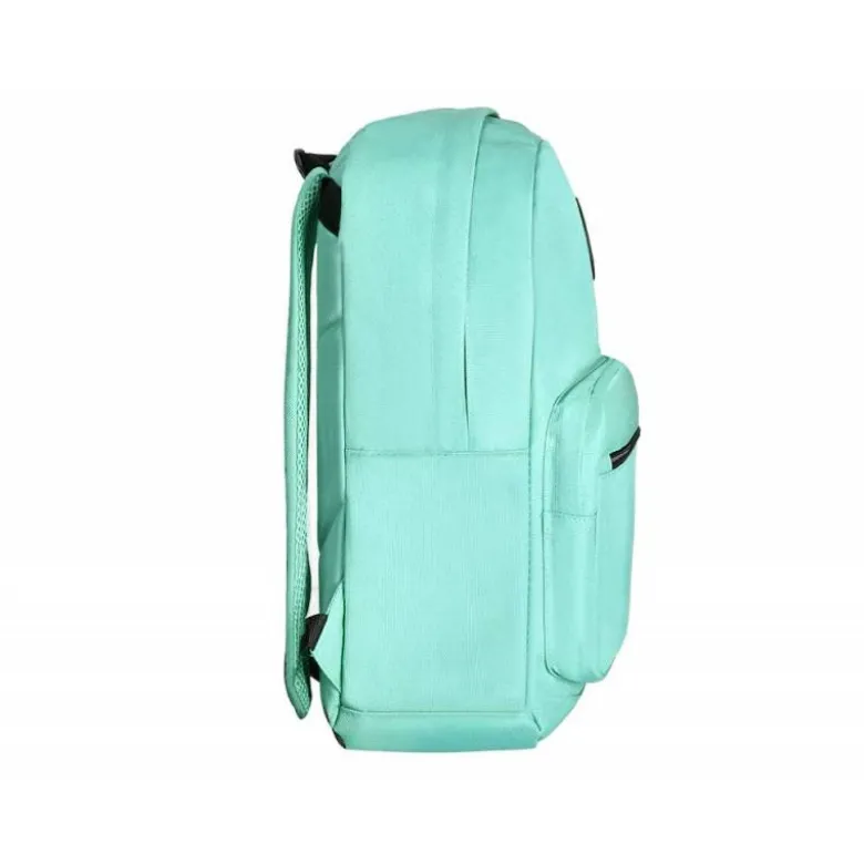 MOCHILA ANTARTIK CON ASA Y BOLSILLO FRONTAL CON CREMALLERA COLOR VERDE MENTA 320X140X430 MM