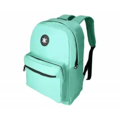 MOCHILA ANTARTIK CON ASA Y BOLSILLO FRONTAL CON CREMALLERA COLOR VERDE MENTA 320X140X430 MM