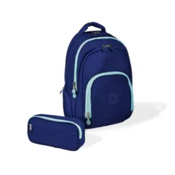 MOCHILA ANTARTIK MULTIBOLSILLO 19L COMPARTIMENTO PARA PORTATIL Y TABLET COLOR AZUL MARINO 450 X 160 X 300 MM