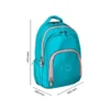MOCHILA ANTARTIK MULTIBOLSILLO 19L COMPARTIMENTO PARA PORTATIL Y TABLET COLOR AZUL TURQUESA 450 X 160 X 300 MM