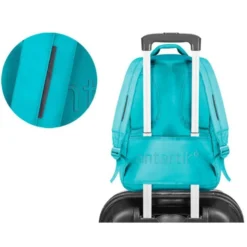 MOCHILA ANTARTIK MULTIBOLSILLO 19L COMPARTIMENTO PARA PORTATIL Y TABLET COLOR AZUL TURQUESA 450 X 160 X 300 MM