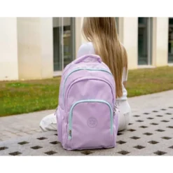 MOCHILA ANTARTIK MULTIBOLSILLO 19L COMPARTIMENTO PARA PORTATIL Y TABLET COLOR MORADO 450 X 160 X 300 MM
