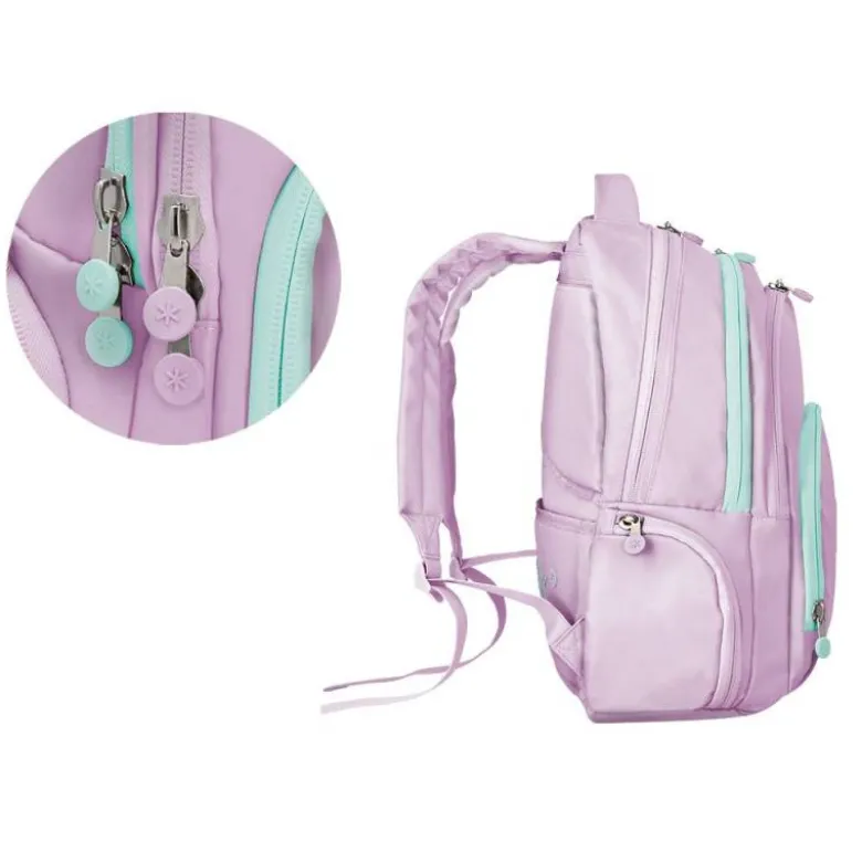MOCHILA ANTARTIK MULTIBOLSILLO 19L COMPARTIMENTO PARA PORTATIL Y TABLET COLOR MORADO 450 X 160 X 300 MM