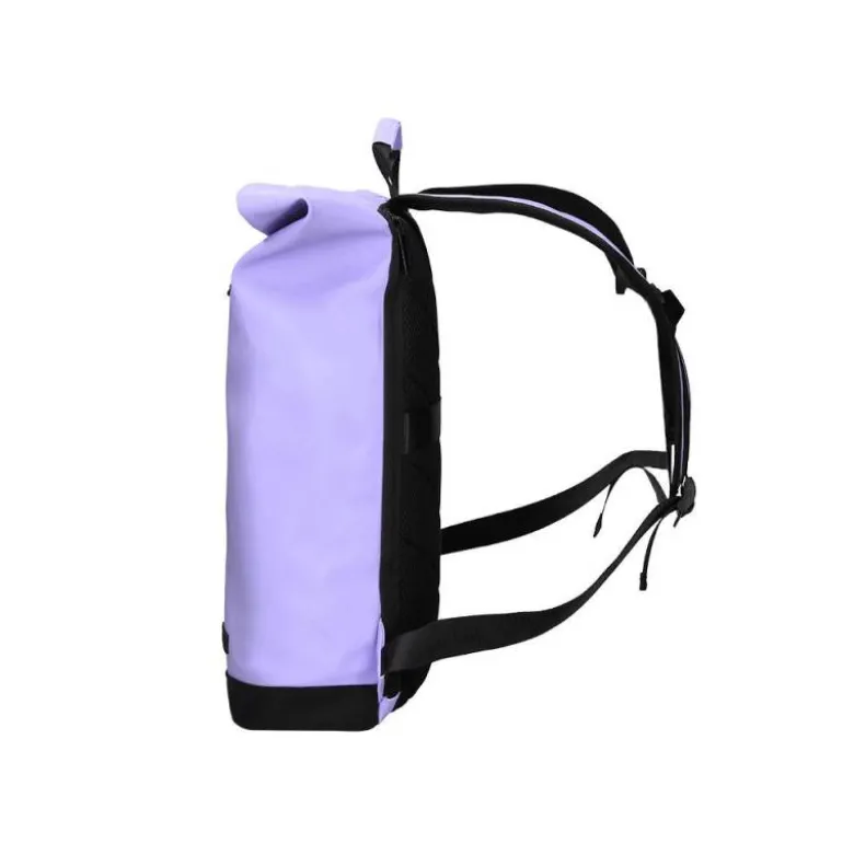 MOCHILA ANTARTIK ROLL PACK WATERPROOF ENROLLABLE GRAN CAPACIDAD COLOR LAVANDA 480X130X280MM