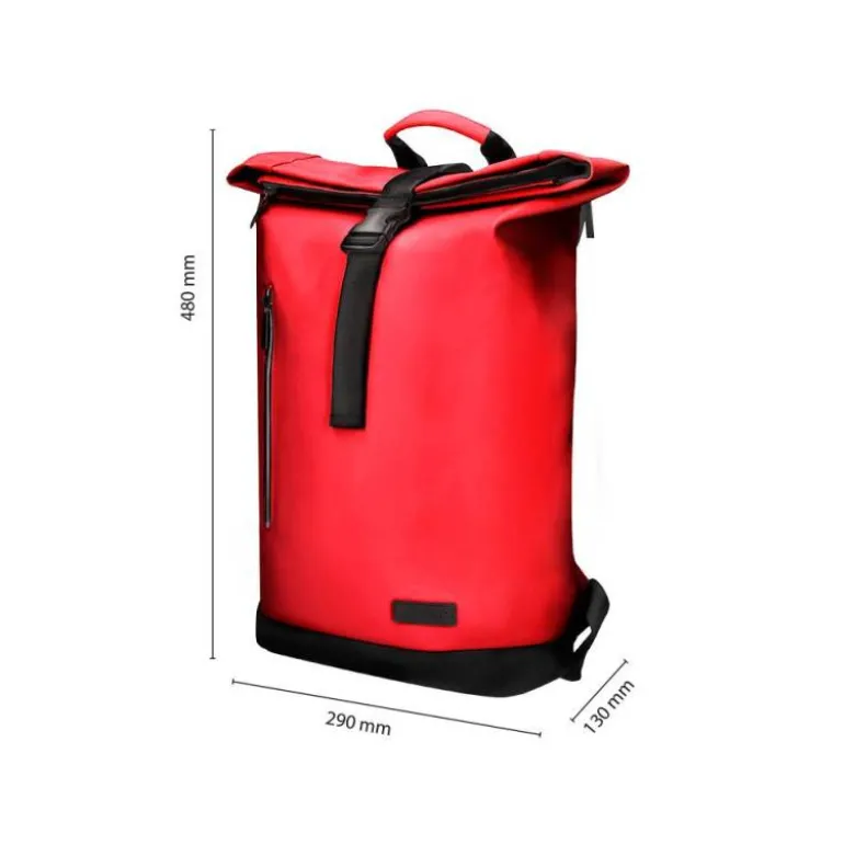 MOCHILA ANTARTIK ROLL PACK WATERPROOF ENROLLABLE GRAN CAPACIDAD GRANATE 480X130X280 MM