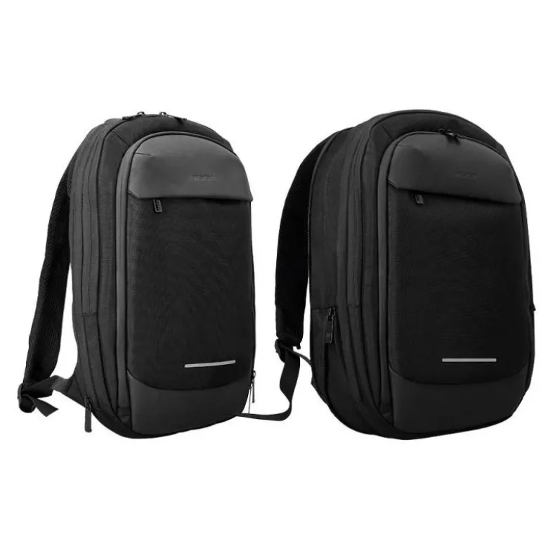 MOCHILA ANTARTIK SLIM 3 COMPARTIMENTOS COLOR NEGRO 450X150X330 MM