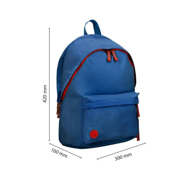 MOCHILA ANTARTIK TEENS 20L COMPARTIMENTO PARA PORTATIL COLOR AZUL MARINO 420 X 160 X 300 MM