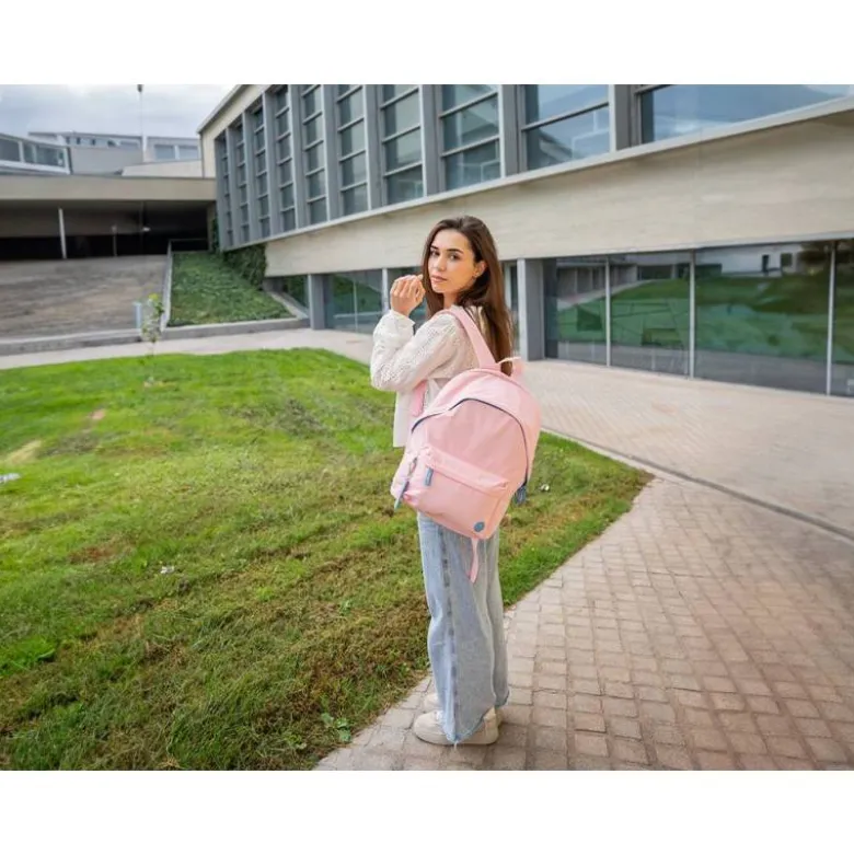 MOCHILA ANTARTIK TEENS 20L COMPARTIMENTO PARA PORTATIL COLOR ROSA 420 X 160 X 300 MM
