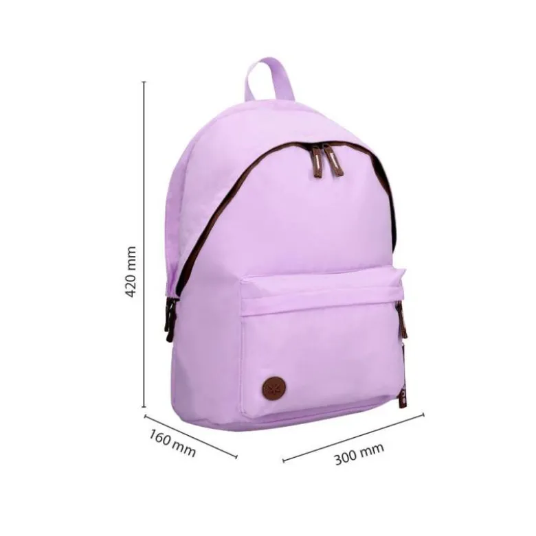 MOCHILA ANTARTIK TEENS 20L COMPARTIMENTO PARA PORTATIL COLOR MORADO 420 X 160 X 300 MM