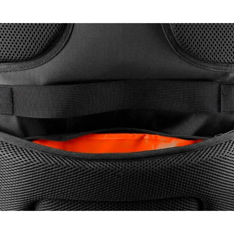 MOCHILA ANTARTIK VOLT 5 COMPARTIMENTOS COLOR VERDE MILITAR INTERIOR NARANJA 450X180X330 MM