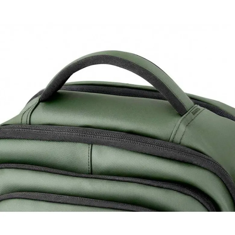 MOCHILA ANTARTIK VOLT 5 COMPARTIMENTOS COLOR VERDE MILITAR INTERIOR NARANJA 450X180X330 MM