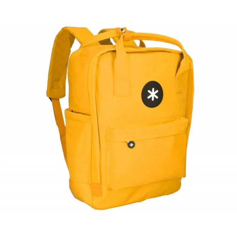 Mochila Escolar Antartik Amarillo 30x11,5x39 cm